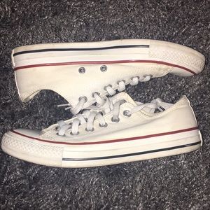 White low top converse